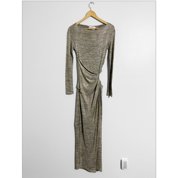 Significant Other New! Chloe Metallic Sommer Cutout Maxi Dress - Picture 3 of 10
